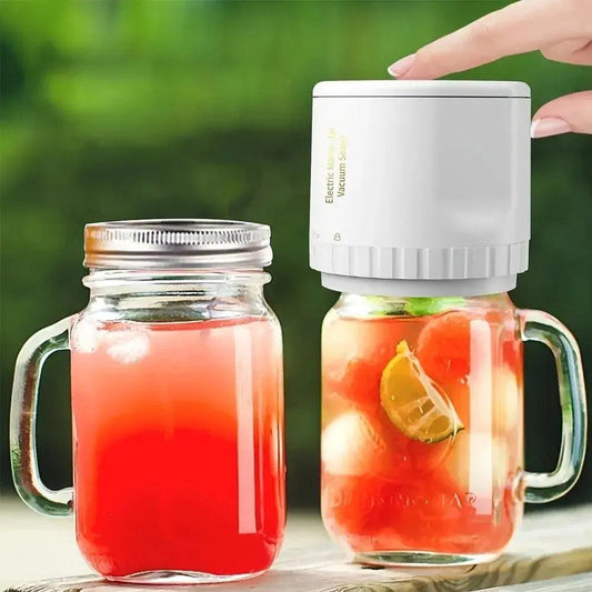 Electric Mason Jar Vacuum Sealer - fullshopping