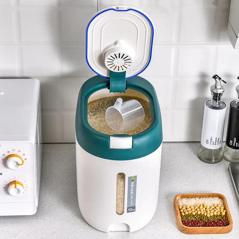 Automatic Kitchen Rice Bin - fullshopping