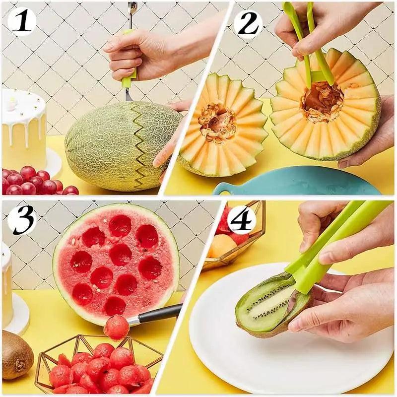 4 in 1 Fruit Carving Knife Cutter - fullshopping