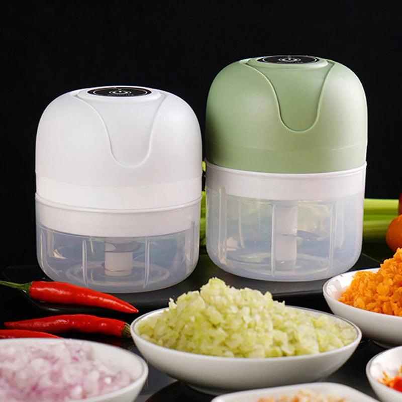 Mini Electric Garlic Chopper - fullshopping