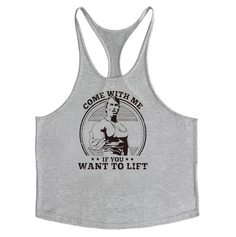 Bodybuilding Stringer Tank Top for Men - fullshopping