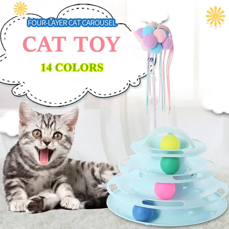 Tower Tracks Toy for Cats - fullshopping