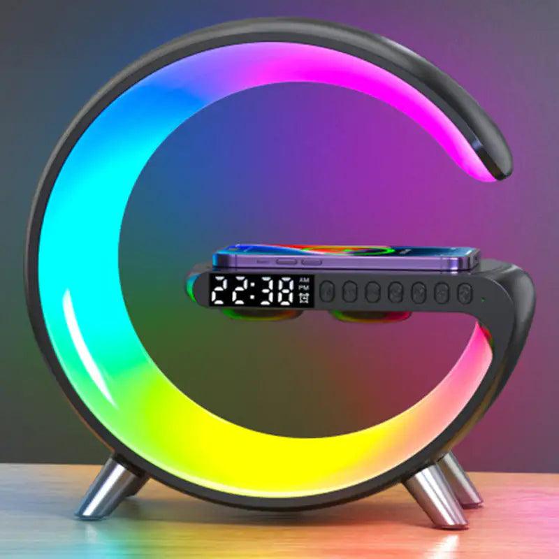 Bluetooth Speaker Wireless Charger Lamp - fullshopping