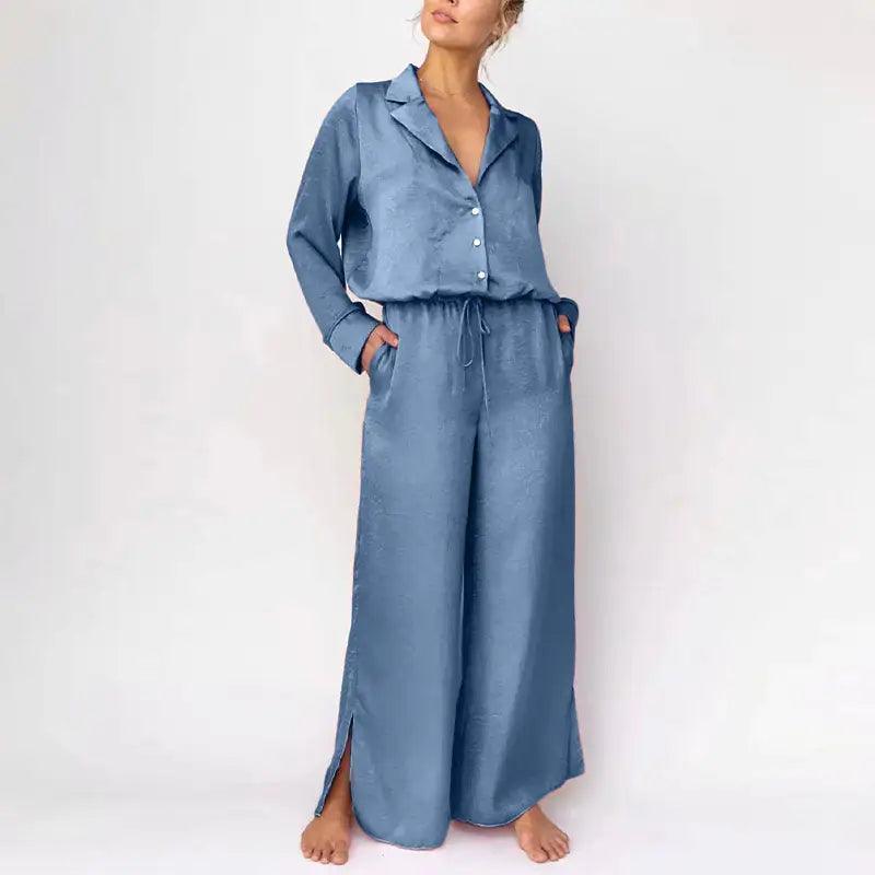 Loose Fit Pajama Set - fullshopping