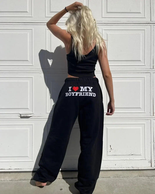 Printed Sweatpants - fullshopping