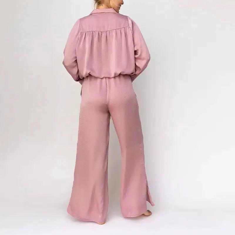 Loose Fit Pajama Set - fullshopping