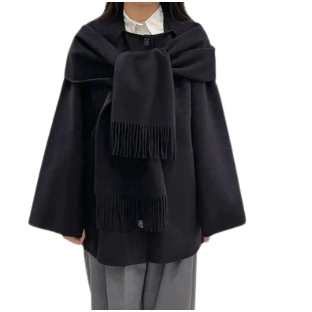 Oversized Scarf Coat - fullshopping