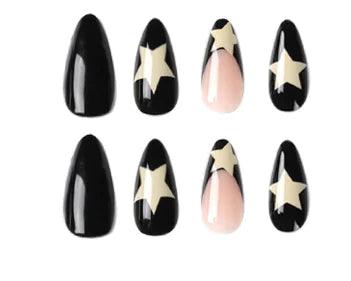 24pc French Star Nail Set - fullshopping