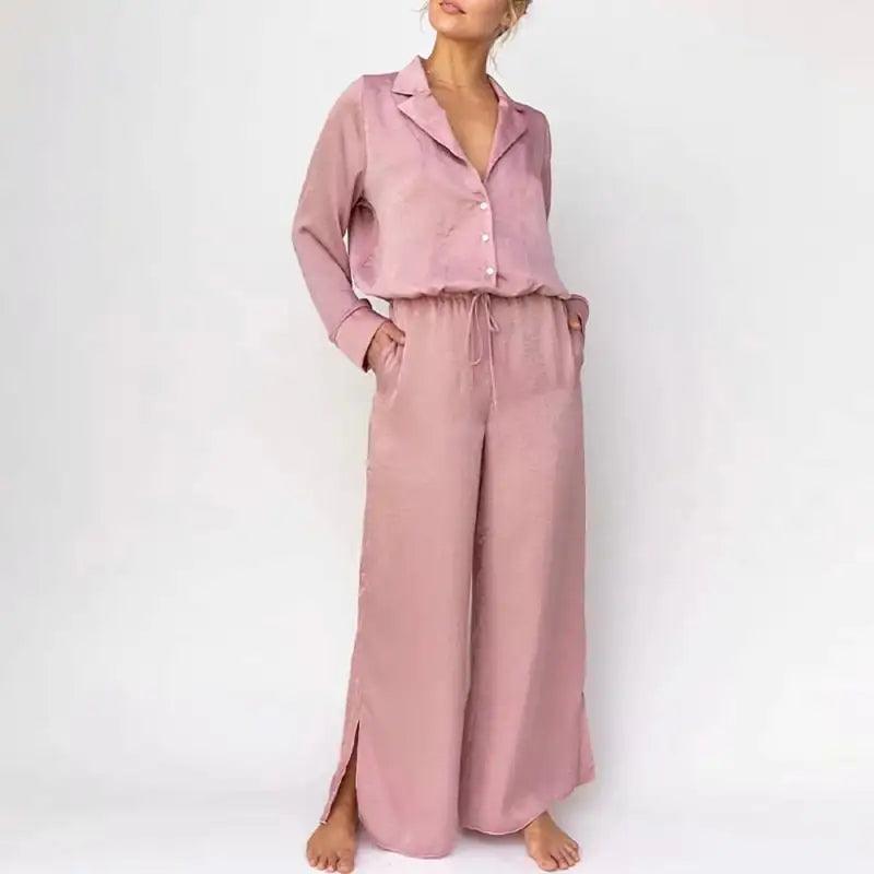 Loose Fit Pajama Set - fullshopping