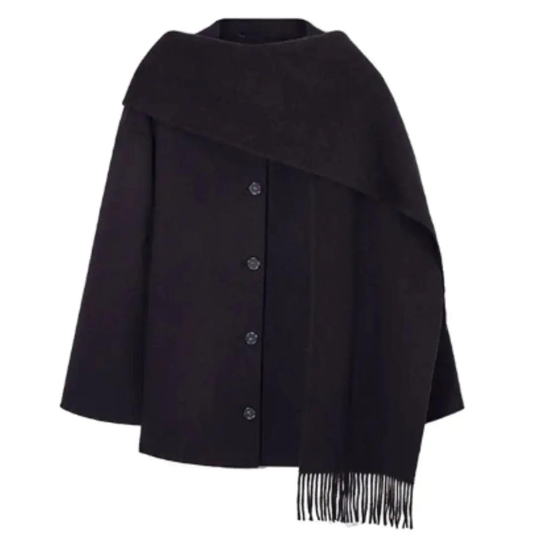 Oversized Scarf Coat - fullshopping